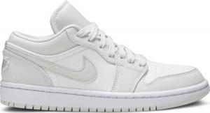 Кроссовки Wmns Air Jordan 1 Low Spruce Aura, белый