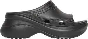 Сандалии Crocs x Balenciaga Wmns Pool Slide Sandal Black, черный