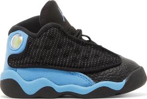 Кроссовки Air Jordan 13 Retro TD Black University Blue, черный