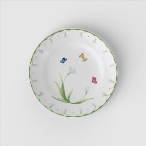 Тарелка для закусок Villeroy & Boch Colourful Spring, 15,9 см, белый/зеленый