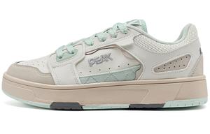 Кроссовки PEAK Skateboarding Shoes Women's Low-top Off-White/Green, белый/зеленый