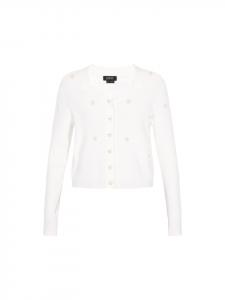 Usha BLACK LABEL Женский кардиган кремового цвета