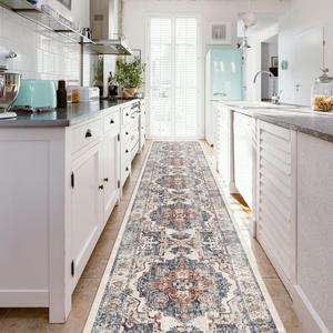 Ковровая дорожка Hy Hao Yun Lai для кухни, 77х427 см, кирпичный