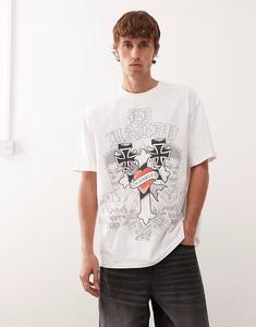 Футболка белого цвета Ed Hardy