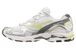 Мужские кроссовки Wave Rider 10 'White Sunny Lime' Mizuno, бело-зеленые