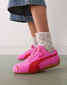 Кроссовки Puma Speedcat OG розового и красного цвета