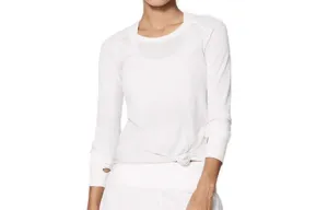 Lululemon Футболка Swiftly Tech для женщин, белая, с круглым вырезом, умеренно прямого кроя