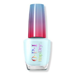 Коллекция быстросохнущих лаков RapiDry для праздничного сезона OPI, Baby Blue Me Away (light blue crème)