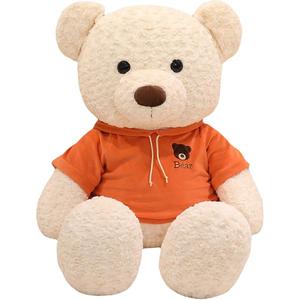 Свитшот с дизайном плюшевого мишки куклы плюшевая кукла высота 70cm/90cm/110cm/135cm HEDIE