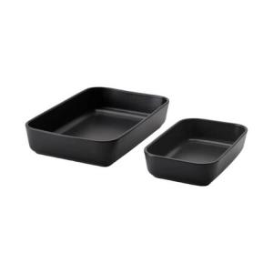 Набор форм для запекания Ikea Lyckad, 2 предмета, темно-серый