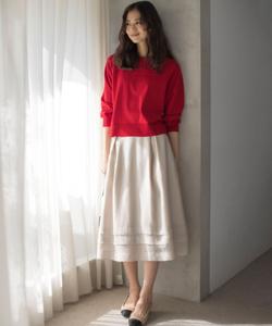 Юбка из органзы с люрексом Suite, цвет Sand Beige [033]