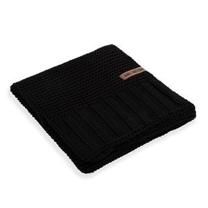 Плед Knit Factory Vinz - Черный - 160x130 см