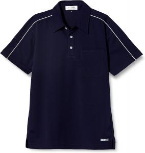 Поло с длинными рукавами Equolia UZQ712E, не требует глажки, впитывает пот, быстро сохнет, эластичное, унисекс, подходит для кормящих мам E-Qualia, темно-синий