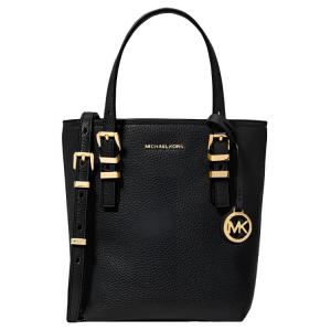 MICHAEL KORS Кожаная женская сумка через плечо черного цвета One Shoulder