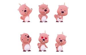 Руби, 2 слепых бокса товары одиночный мистери бокс/полный бокс 6 шт Zanmang Loopy