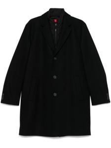 HUGO однобортное пальто, черный