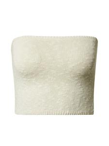 Вязаный топ About You CECILE, кремовый