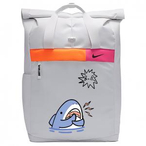 Nike Тканевый рюкзак с принтом унисекс белый, Biu Shark