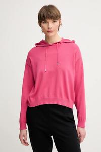 Хлопковый свитер United Colors Of Benetton, розовый