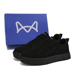MIIOW Антискользящие износостойкие низкие скейтерские кроссовки мужские Black Box, цвет Black Box