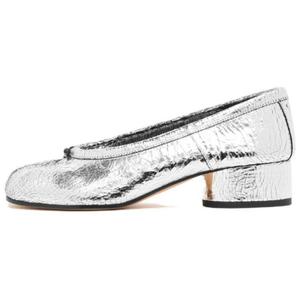 Женские балетки Tabi Slip On Maison Margiela, Silver