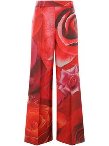 Roberto Cavalli шелковые брюки, красный
