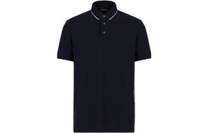 Футболка поло мужская морская синяя EMPORIO ARMANI