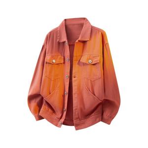 Куртка Unisex Lapel Moderate Others X1617, coffee красный