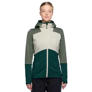 Флис VAUDE Monviso Grid full zip, зеленый