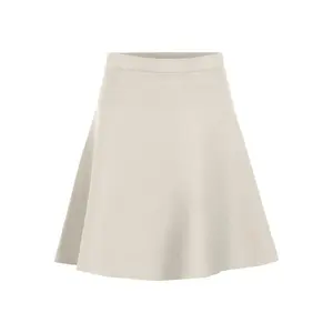 Юбка Object Reynard short skirt, бежевый