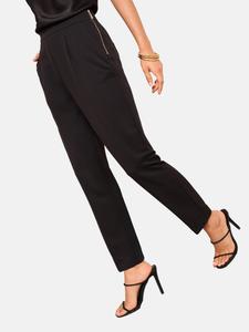 Friends Like These Брюки с защипами Regular в черном цвете