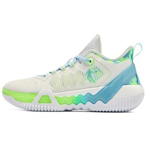 Баскетбольные кроссовки Basketball Shoes Men Low-Top  White / Cirrus Blue Qiaodan