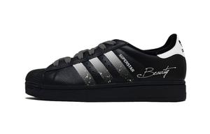Adidas Originals SUPERSTAR Heart's Desire устойчивые к истиранию низкие кроссовки для скейтбординга унисекс черно-белые
