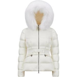 Пуховик женский белый Moncler