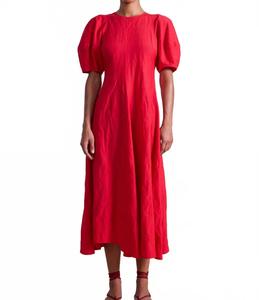 Платье макси Беттина красного цвета Apiece Apart, красный