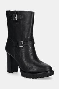 Кожаные ботильоны Lauren Ralph Lauren Lyvia до щиколотки, черный