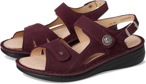 Сандалии Finn Comfort Women's Barbuda Wine Nomad, Maroon