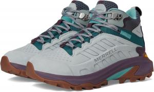 Женские ботинки Merrell Moab Speed 2 Mid из кожи, водонепроницаемые, Highrise