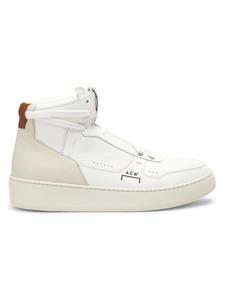 Высокие кожаные кроссовки Luol A-COLD-WALL*, цвет Moonbeam Mobe