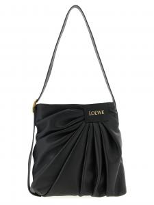 Сумка-тоут «Draped» на плечо LOEWE, черный