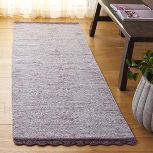 Ковер SAFAVIEH, 69 x 214 см, Montauk Collection Runner, Charcoal, ручной работы из хлопка, идеален для помещений с высокой проходимостью в гостиной, спальне (MTK615J)