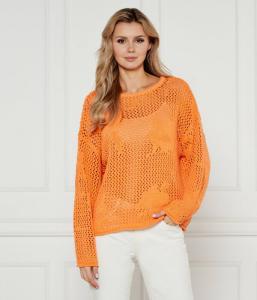 Свитер брума Loose fit Desigual, оранжевый