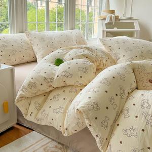 Disney Пододеяльник 180х220 см, цвет Xiaoxiong Ni Ni, из чистого хлопка