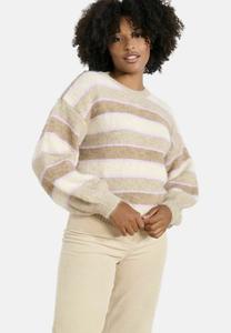 Джемпер LolaLiza TEXTURED STRIPED, Light Taupe/Taupe