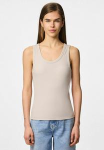 Топ TANK PCMAY Pieces, бежевый