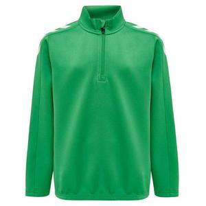 Толстовка Hummel Core XK Poly Half Zip, зеленый