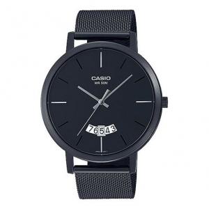 Часы CASIO Male DRESS Japan / South Korea Fashion Waterproof Mens Black Analog, черный