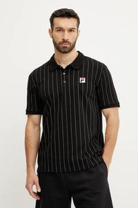 Хлопковое поло Linter Fila, черный