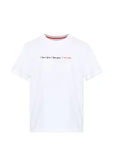 Футболка с короткими рукавами и принтом Kate Spade, белый