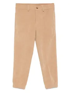 Вельветовые брюки с эластичными манжетами TRUSSARDI JUNIOR, коричневый